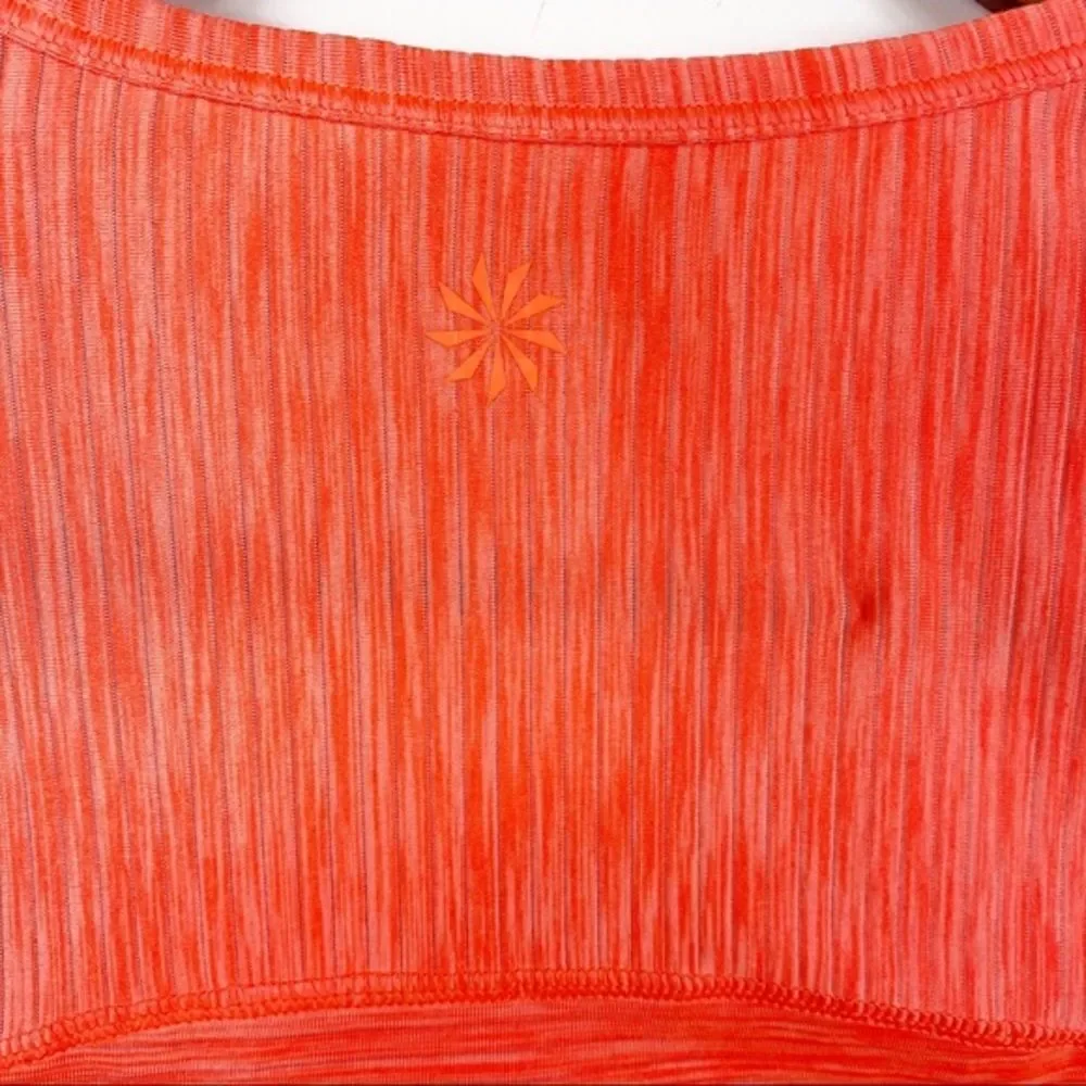Athleta Orange Coral Short Sleeve Top XXS